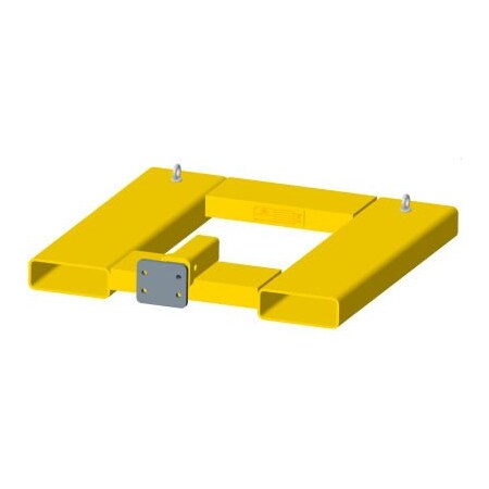 Machining & Welding By Olsen M&W Trailer Spotter with Pintle for 30"L Forks - 3000 Lb. Capacity 23333
